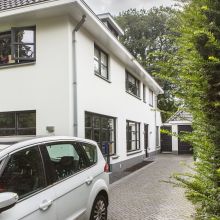 Modernisering villa baarn zijaanzicht